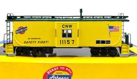 11157 Athearn 74670 Ho Bay Window Caboose Chicago And North Western Cnw #