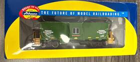 74702 Athearn Ho Rtr #74702 Bay Window Caboose Burlington Northern Used