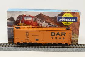 1615 Athearn 7549 Ho Blue Box 40ft Reefer Bangor And Aroostook Bar Orange Rtr