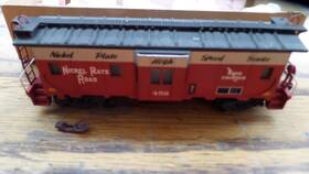 Athearn 797534011755 Red 1175 Bw Caboose Nickel Plate Railroad #459 Kit Ho Scale