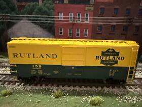 Ath7621 Athearn 797534076211 40ft Superior Door Box Rutland #159 Rtr Freight Car Ho Scale