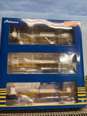 361076 Athearn 797534410978 Ho Scale 41097 Ttx 57ft Trinity All Purpose 3 Unit Spine Car Snib