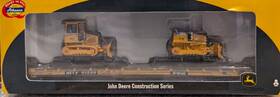 81937 Athearn John Deere Trailer Train 50ft Flat Car With 2 650h Dozers Ho Scale