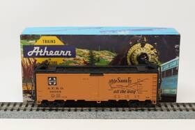 86063 Athearn Ho 40ft Steel Reefer Boxcar Santa Fe Chief West Map Sfrd Built 86063 Athearn Ho 40ft Steel Reefer Boxcar Santa Fe Chief West Map Sfrd Built