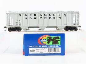 Athearn 89034 Ho Scale Sn Sacramento Northern 3-bay Covered Hopper #5012