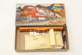 90023 Athearn Ho Blue Box 1296 Heavy Duty Flat Car Atsf Orange Kit