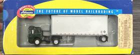 91023 Athearn Ho Rtr #91023 Ford Inch C And 28 Wedge Trailer Owner/operator Nib