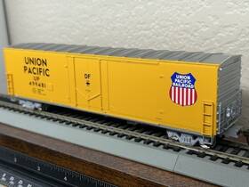 91272 Athearn Union Pacific 50ft Plug Door Inch Youngstown Box Car Ho Scale Rtr New