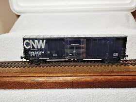 543231 Athearn 91303 Ho Scale Chicago North Western Cnw # Inch Weathered Box Car