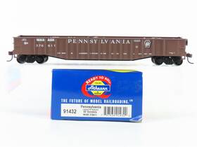 376611 Athearn 91432 Ho Prr Pennsylvania/wab Wabash 50ft Gondola #376611 With Scrap Load 376611 Athearn 91432 Ho Prr Pennsylvania/wab Wabash 50ft Gondola #376611 With Scrap Load