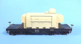 92149 Athearn Ho Reading Rdg 9100 Heavy Duty Flat Car With Load