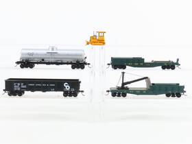 92154 Athearn Ho Scale C&o Chesapeake And Ohio Work Train Freight 4-car Set