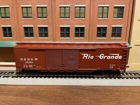 65259 Athearn 92438 Ho Rio Grande 50ft Double Door Boxcar #65259 In