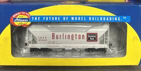 183900 Athearn 93940 Rtr Ho Scale #93940 Acf 2970 2 Bay Hopper Cb&q #183900 Nib