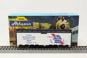 94346 Athearn Ho 40ft Billboard Reefer Pabst Blue Ribbon Beer Urtx White Built