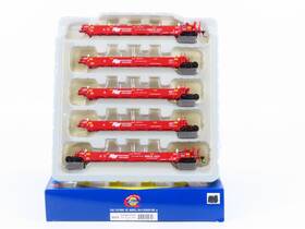 95070 Athearn Ho Scale Nwcx Northwest Container 5-unit Maxi I Well Car #1031