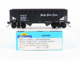 63857 Athearn 952-7 Ho Scale Bev-bel Nkp Nickel Plate Road 2-bay Hopper #63857