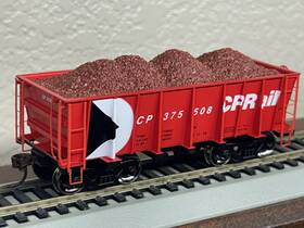 95721 Athearn Cp Rail Paman Red 26ft Lo-side Ore Car - Pack Of 6 With Iron Loads Ho Scale New 95721 Athearn Cp Rail Paman Red 26ft Lo-side Ore Car - Pack Of 6 With Iron Loads Ho Scale New