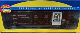 503119 Athearn 95998 Ho - Wisconsin And Southern 50ft Double-plug Door Boxcar #503119