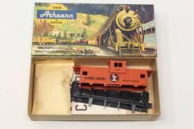 5364 Athearn 9634 Ho Blue Box Wide Vision Caboose Illinois Central Ic Orange Kit