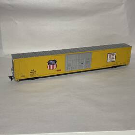 980315 Athearn 1976 86ft Hi Cube 4 Dr Boxcar Union Pacific Built Weathered Wheels