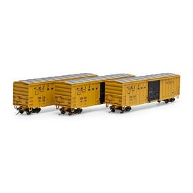 Ath-1050 Athearn Ho Ath 50ft Acf Outer Post Box Car Rbox #36111/36148/36226 3