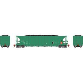 Ath-1126 Athearn Ho Ath Ortner 5-bay Rapid Discharge Hopper Smex #7810