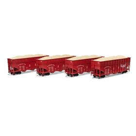 Ath-1290 Athearn Ho Ath 40ft Wood Chip Hopper With Load Gmo #82507/82512/82526/82539 4