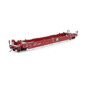 Ath-1359 Athearn Ho Ath 48ft Husky Stack Well Arzc #100017