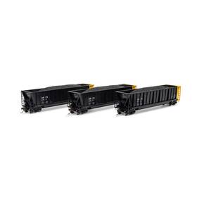 Ath-1389 Athearn Ho Ath Berwick Bathtub Gondola With Load Srpx #303/307/314 3