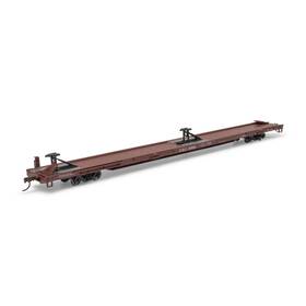 Ath-1556 Athearn Ho Ath 85ft Tofc Flat Car Fec #2009