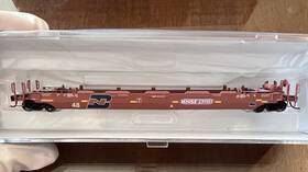 Ath12361 Athearn N Scale 48ft Husky Stack Well Car 3-pack Bnsf Railway 231107 Abc Cars