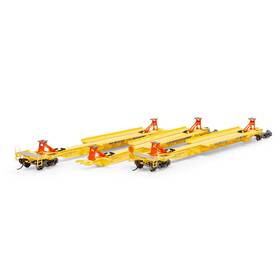 Ath15535 Athearn Ho Rtr 57ft Trinity Spine Carttrx/faded #3610413 Rolling