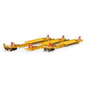 Ath15670 Athearn Ho Rtr 57ft Trinity Spine Car Ttrx #360821 3 Rolling Stock