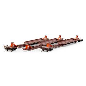 Ath15674 Athearn Ho Rtr 57ft Trinity Spine Car Bnsf #300503 3 Rolling Stock