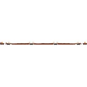 Ath15677 Athearn Ho Rtr 57ft Trinity Spine Car Bnsf #300589 3 Rolling Stock
