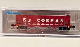 Ath1849 Athearn N Scale 40ft Mow 3 Bay Hopper Rjcc #176941 Mchenry Couplers Rj Corman New