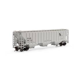 Ath22267 Athearn Ho Ps4740 Covered Hopper C&o #603322 Rolling Stock