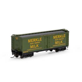 Ath24036 Athearn N 40ft Pfaudler Milk Car Merkle #748 Rolling Stock