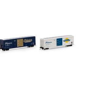 Ath24599 Athearn N 50ft Fmc Box #1946/genesis #1999 2 Rolling Stock