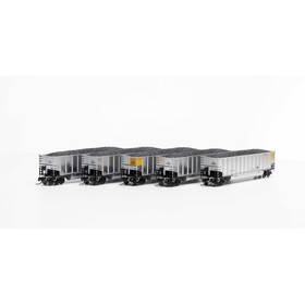 Ath25087 Athearn N Bethgon Coalporter With Load Data Only Silver 5 Rolling Stock