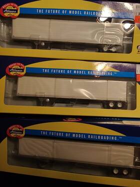 Ath28476 Athearn Ho Scale 3 Owner Operater 53ft Reefer Utility Trailers Rtr