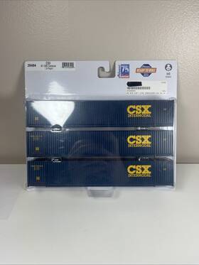 Ath28494 Athearn Rtr Ho 53 Cimc Container Csx 3-pack F11