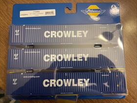 Ath28994 Athearn Ho Scale 53 Jindo Containers Inch Crowley 3pak Nib