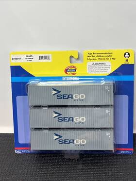 Ath29164 Athearn Ho 40ft Container Seago Line 3 Pack