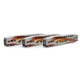 Ath29714 Athearn Ho Bombardier Coach Nmrx #1003/1004/1013 Rolling Stock Ath29714 Athearn Ho Bombardier Coach Nmrx #1003/1004/1013 Rolling Stock