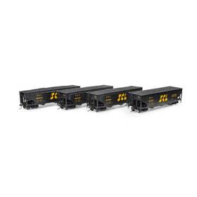 Ath33090 Athearn Ho 40ft Offset Coal Hopper With Load Scl #1 4 Rolling Stock Ath33090 Athearn Ho 40ft Offset Coal Hopper With Load Scl #1 4 Rolling Stock