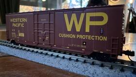 Ath3778 Athearn N Scale Rtr #ath3778 50 High Cube Box Car Western Pacific 68261 Ny