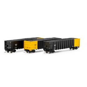 Ath3891 Athearn N Thrall High Side Gondola With Load Norx #3 3 Rolling Stock
