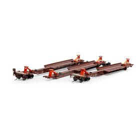 Ath41099 Athearn Ho 57ft Trinity Spine Car Bnsf #300534 3 Rolling Stock